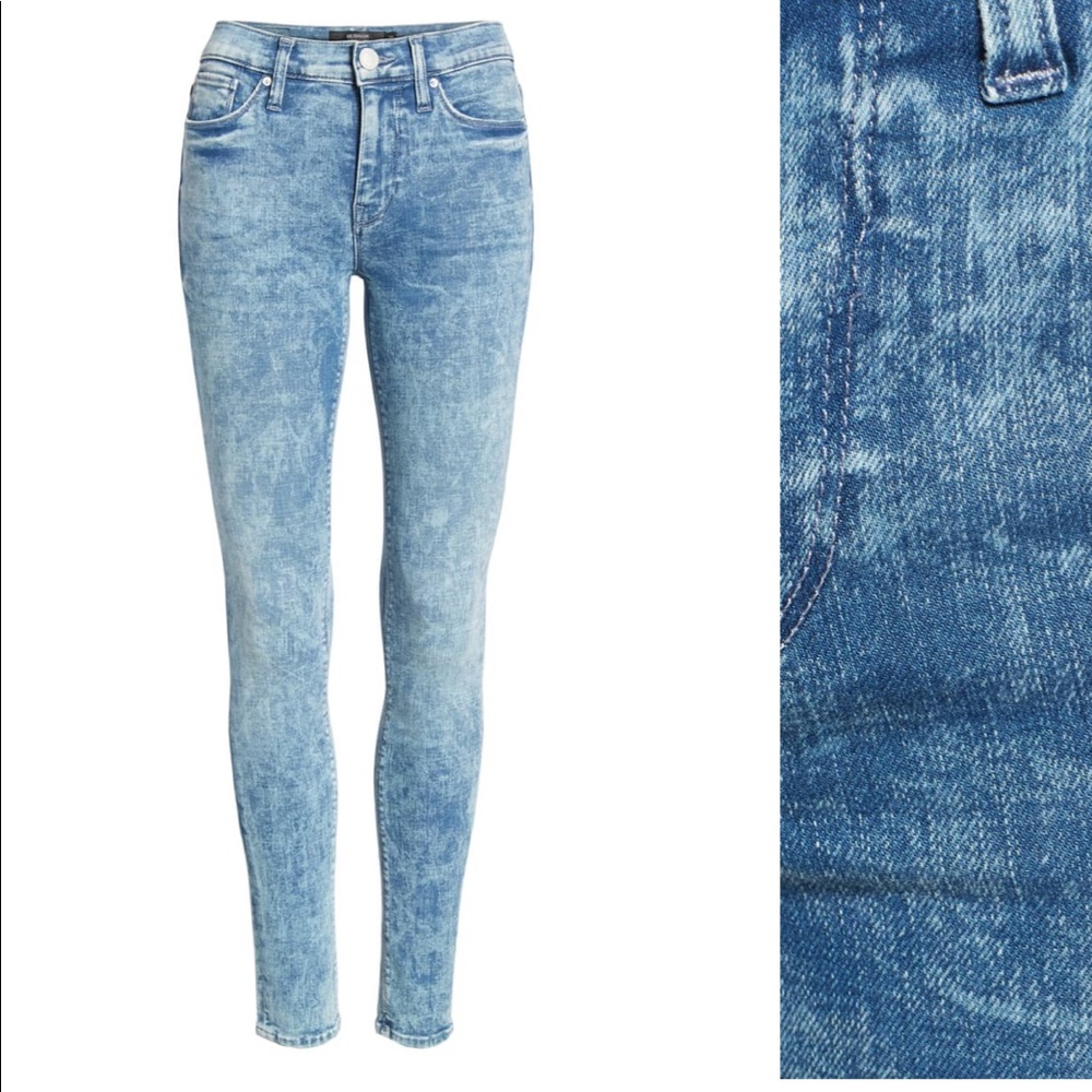 Hudson nico dark blue acid wash